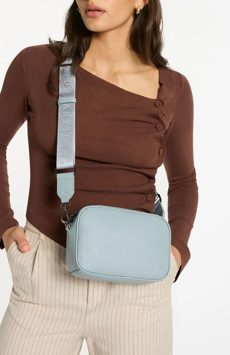 Plunder Bag With Webbed Strap Powder Blue