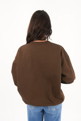 Bold RVCA Vintage Crew Chocolate b