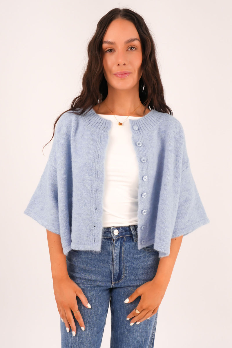 Chantal Cardigan Blue f2