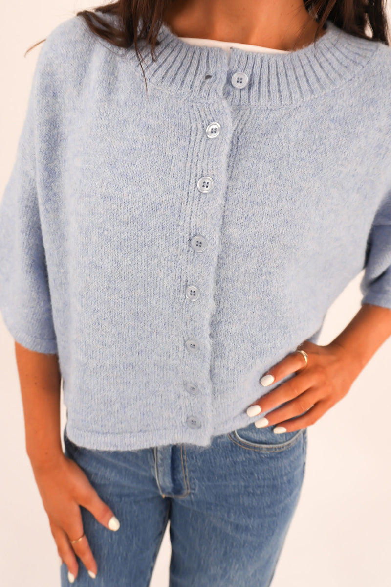 Chantal Cardigan Blue f3