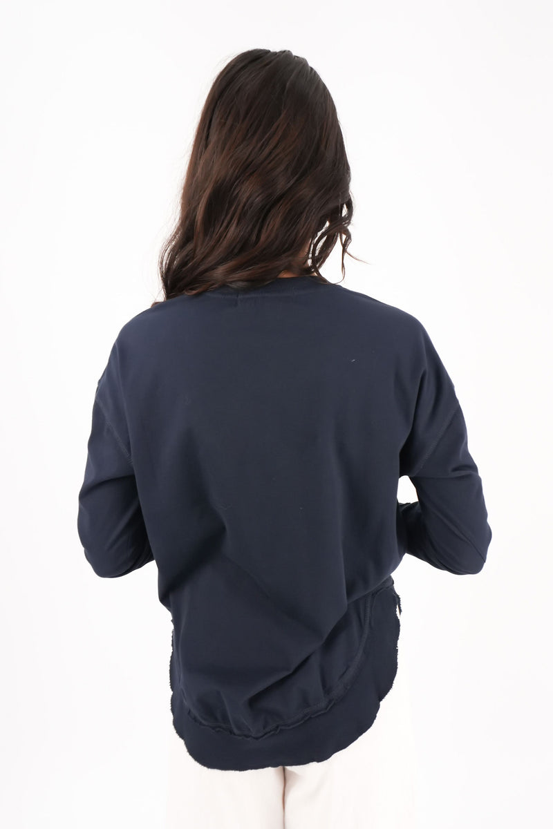 Farrah Long Sleeve Dark Sapphire bb