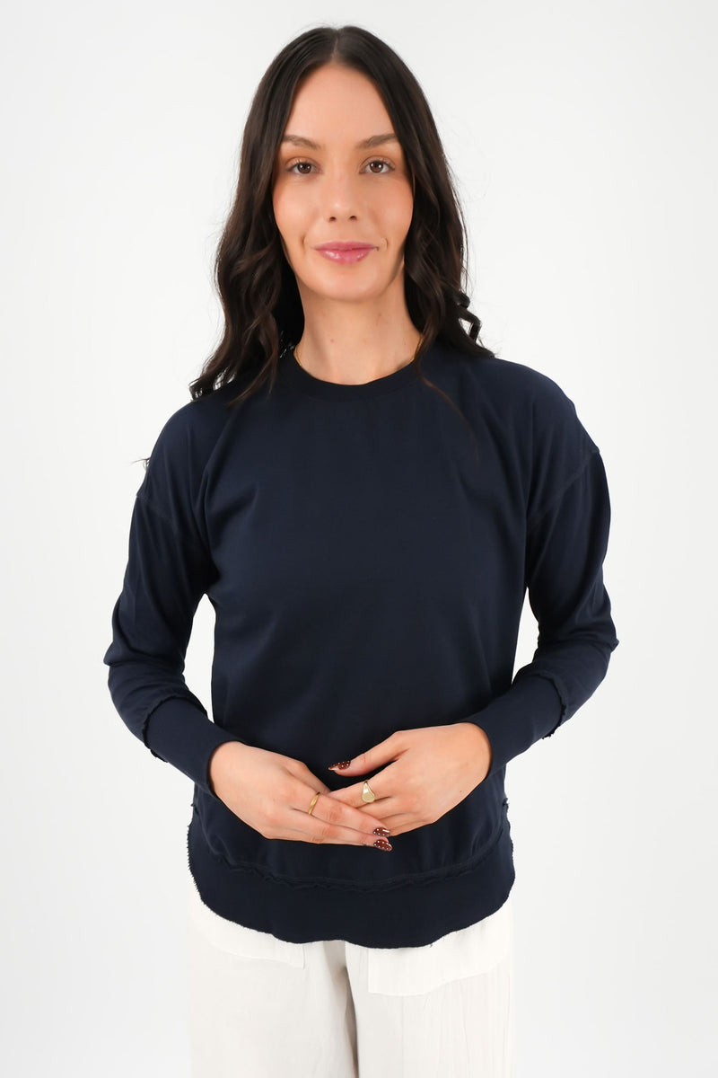 Farrah Long Sleeve Dark Sapphire fc