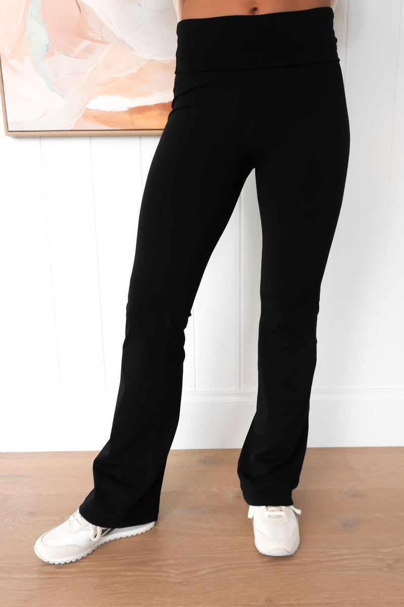 Fox-Fold-Over-Flare-Pant-Black-f11jpg