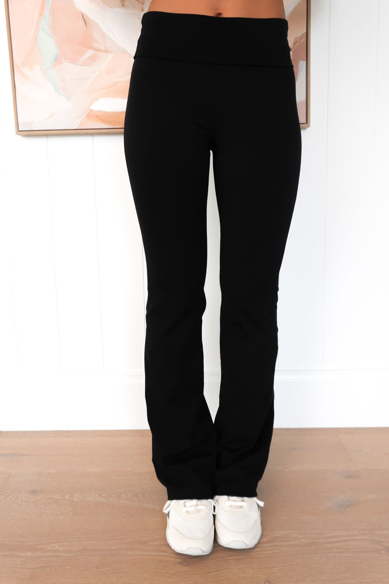 Fox-Fold-Over-Flare-Pant-Black-f55jpg
