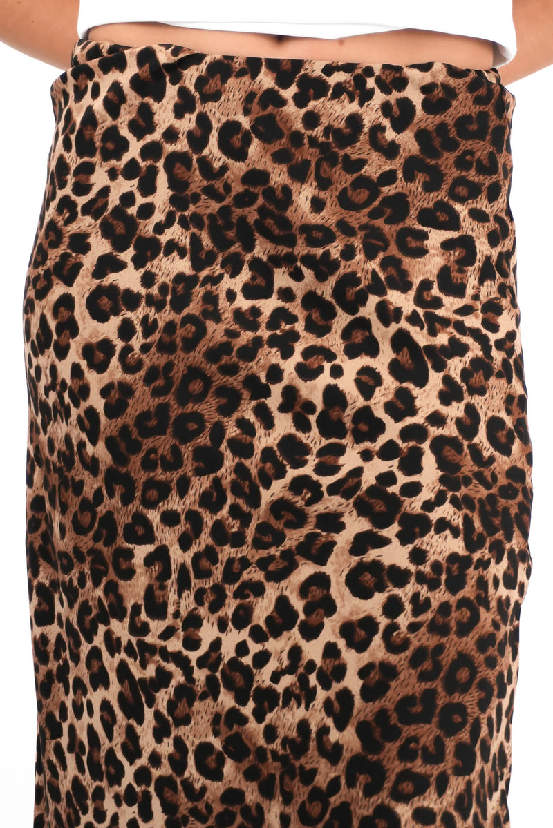 Honey Maxi Skirt Leopard f3