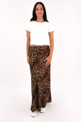 Honey Maxi Skirt Leopard f99