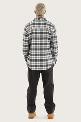 Horizons Long Sleeve Shirt Grey Check b