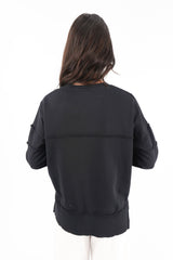 Jayne Throw On Fleece Black bb