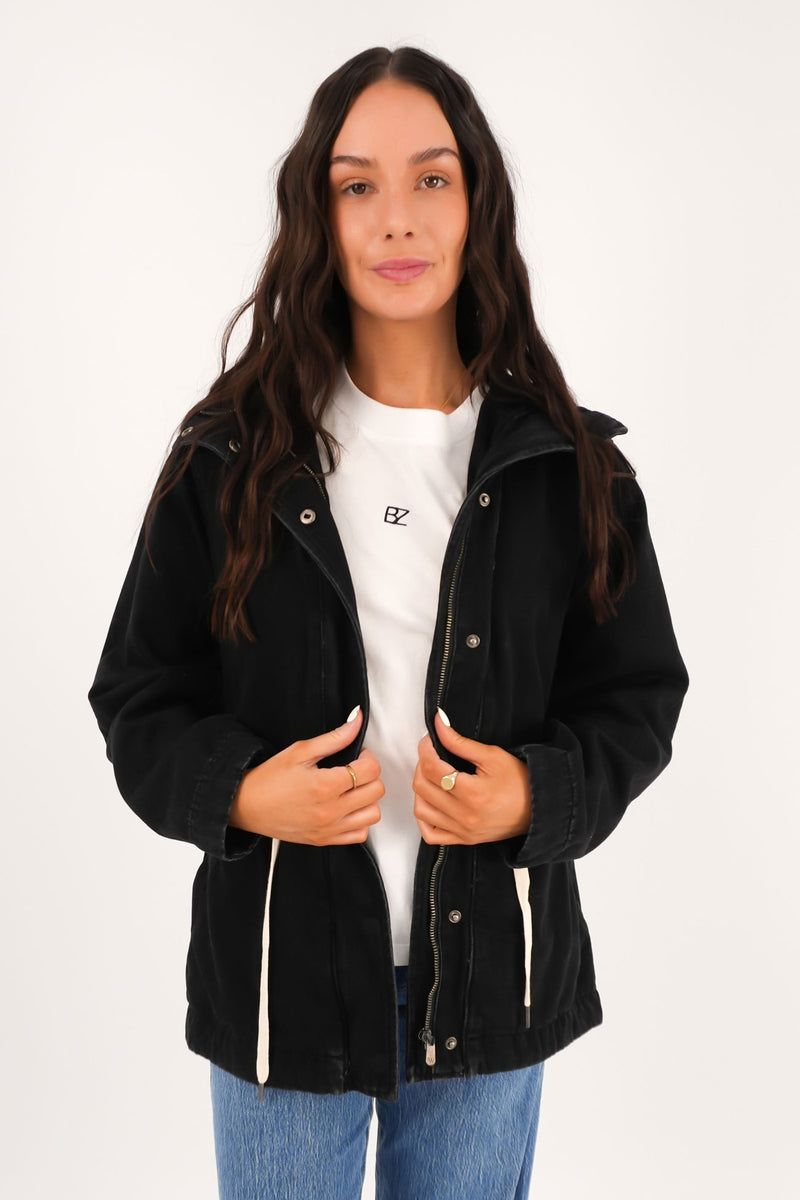 Kingston Anorak Washed Black ffc