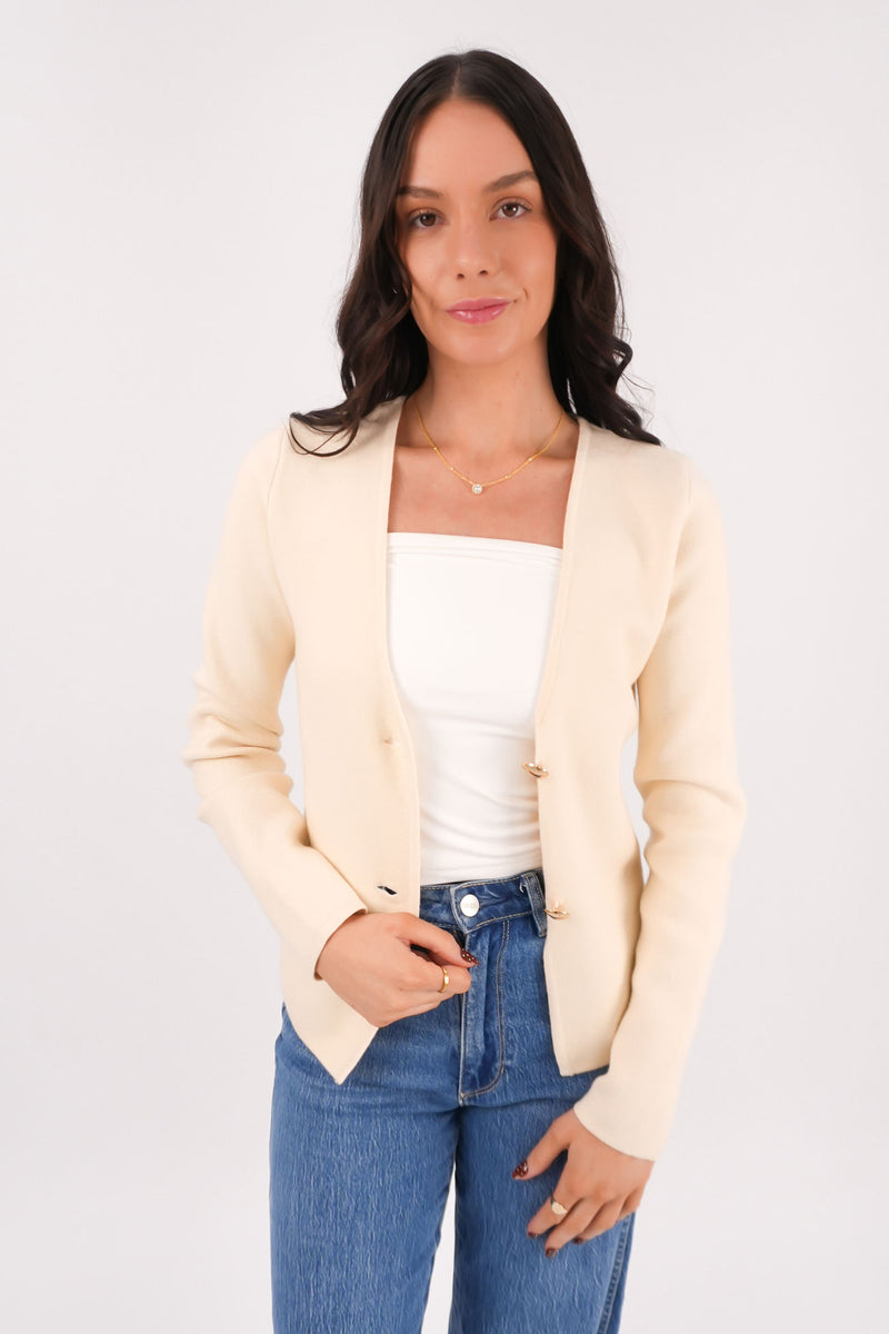 Maise Cardigan Cream ff
