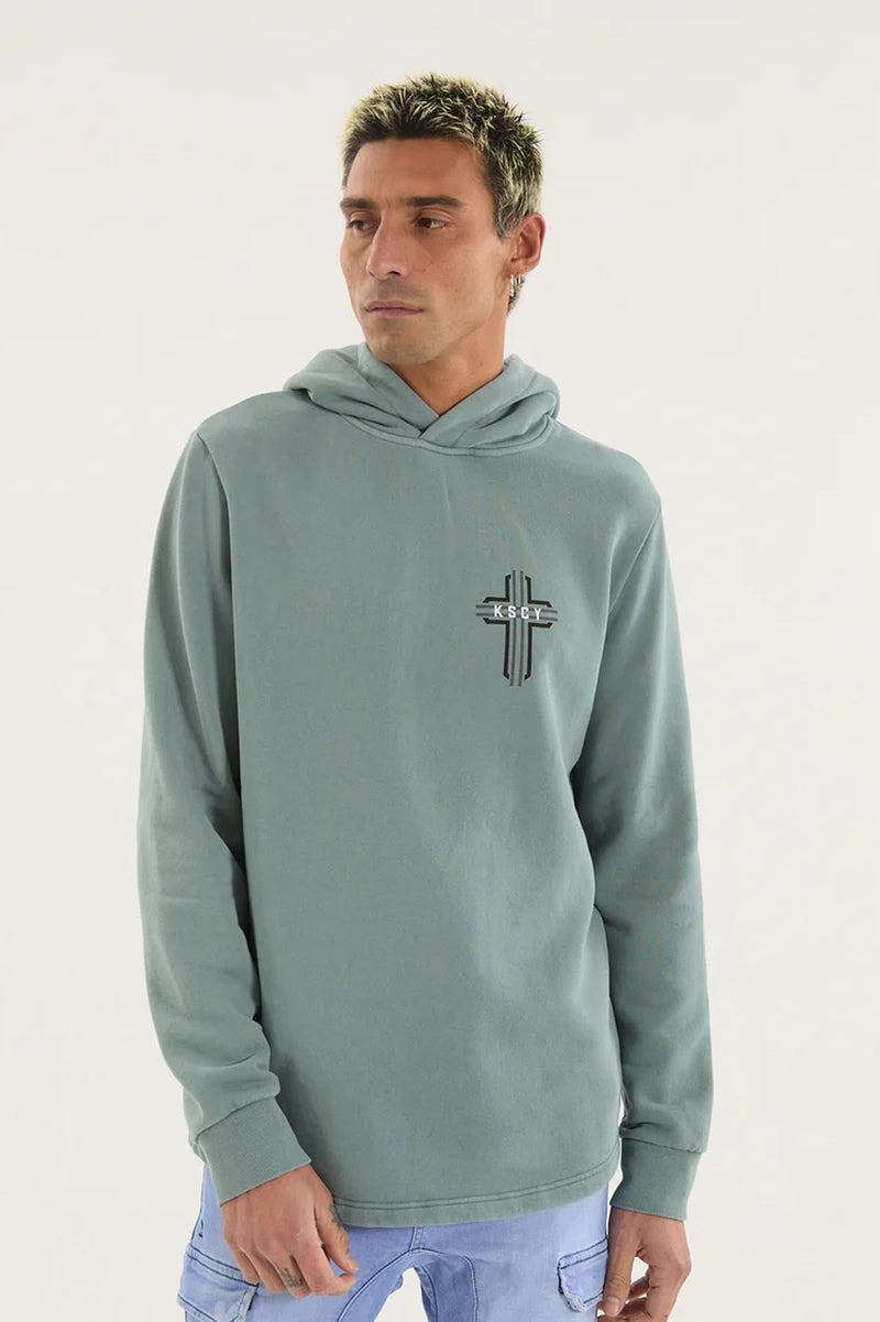 Outpost Dual Curved Hoodie Pigment Trooper f