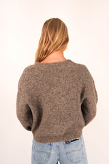Quinn Knit Jumper Oatmeal bb