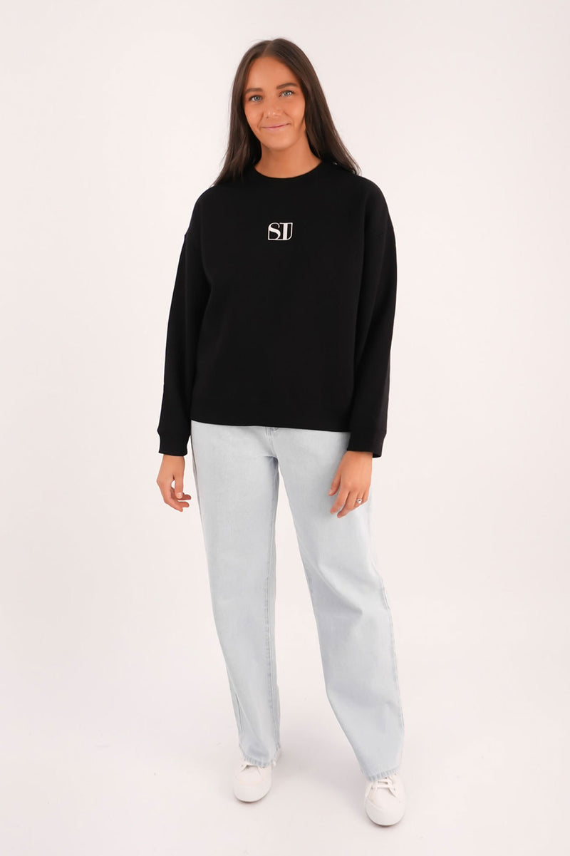 Silent Luxe Crew Black