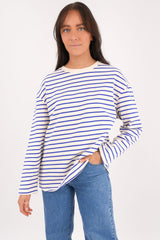 Stelle-Long-Sleeve-Tee-Blue-Stripe-f1jpg