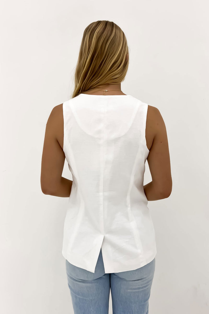 Tilly Vest White