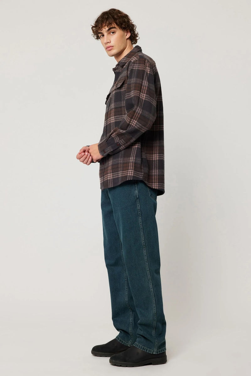 Trailer Check Shirt Brown Check