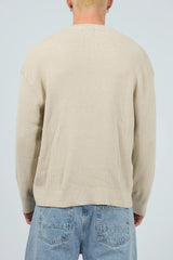 Waffle Knit Stone b