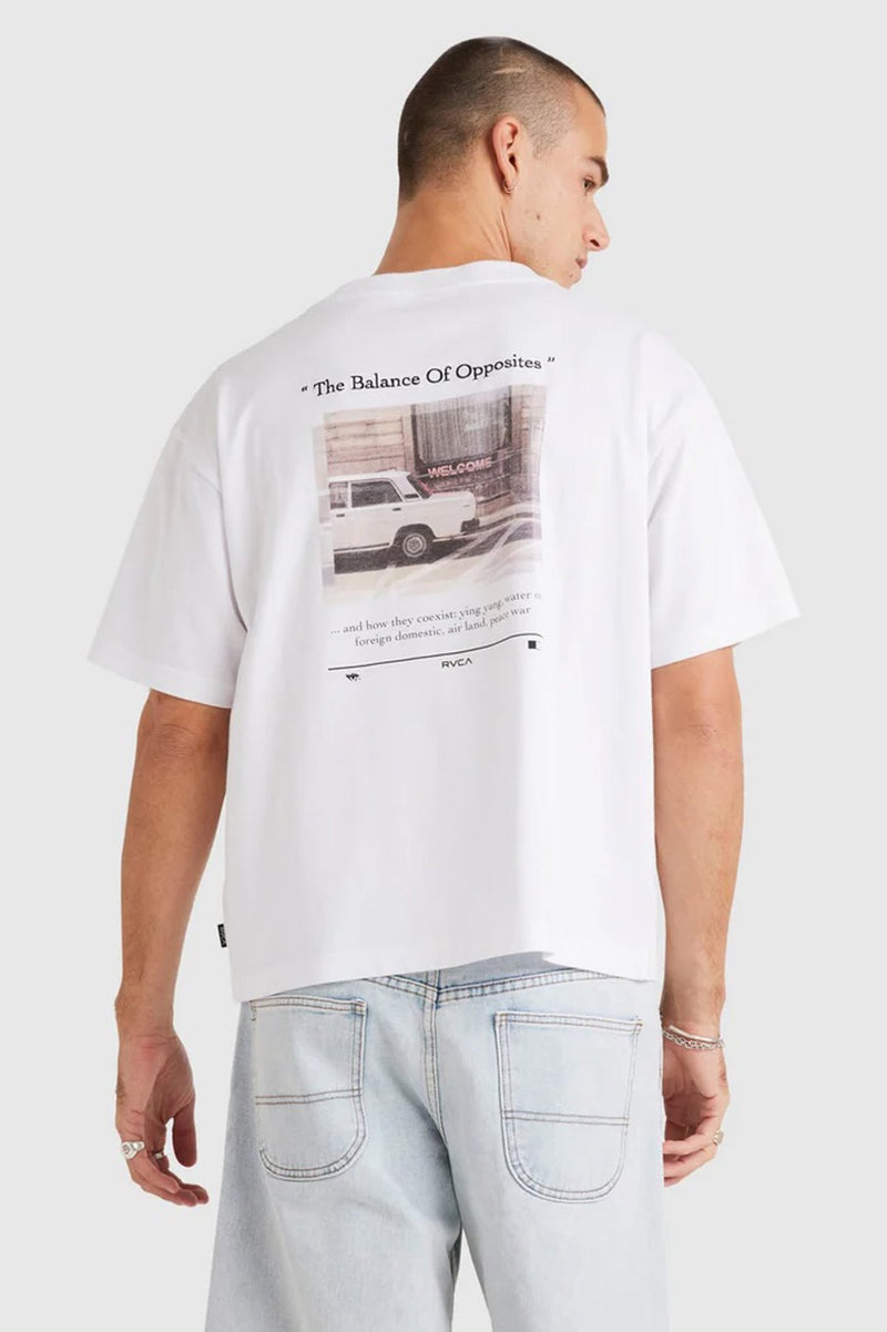 Welcome Short Sleeve Tee White