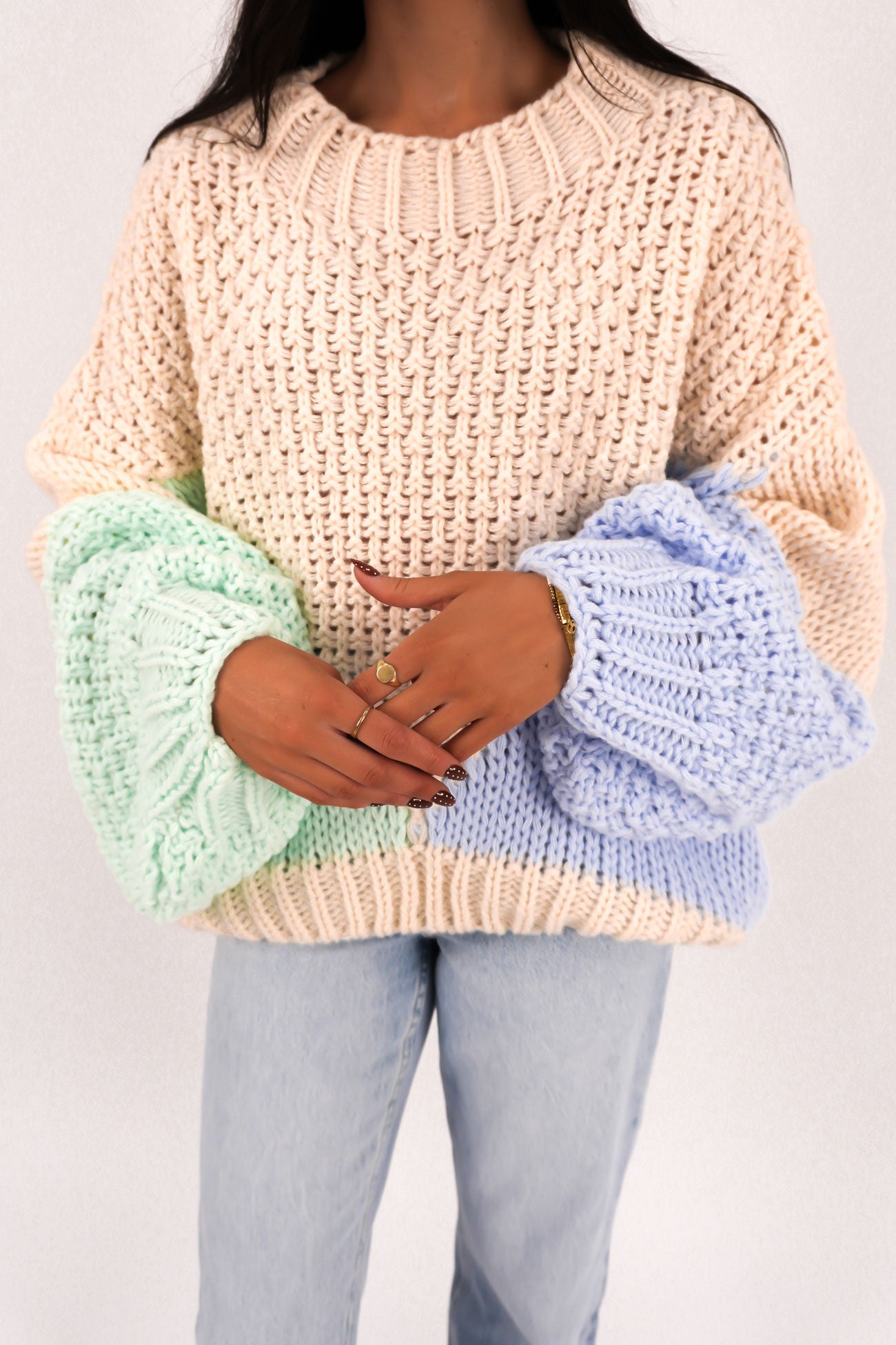 Zack Knit Blue Multi fc