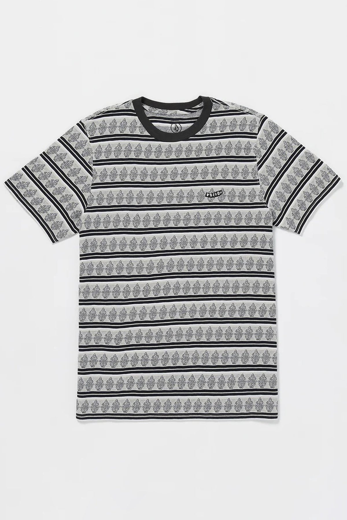 Bone Stamp Crew Short Sleeve T-Shirt Stone