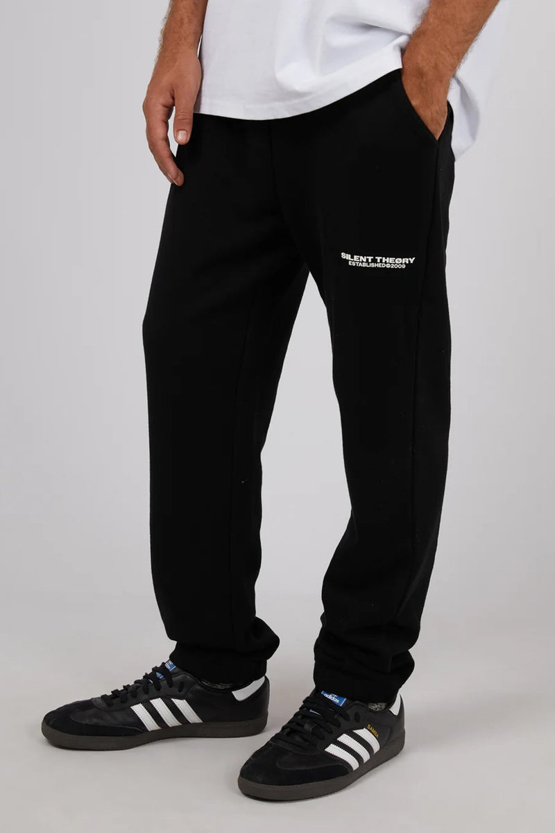 Essential Theory Track Pant Black