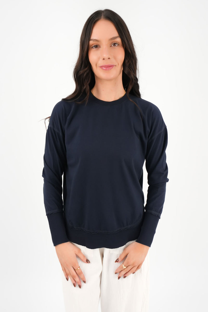 Farrah Long Sleeve Dark Sapphire f4