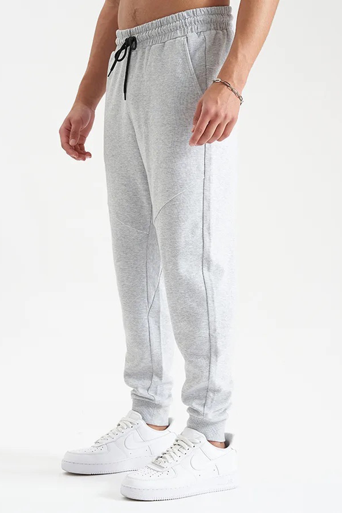 Gambit Slim Trackpant Grey Marle