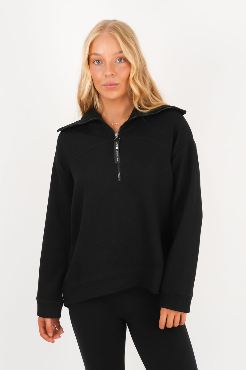 Huntsville Zip Crew Black f5