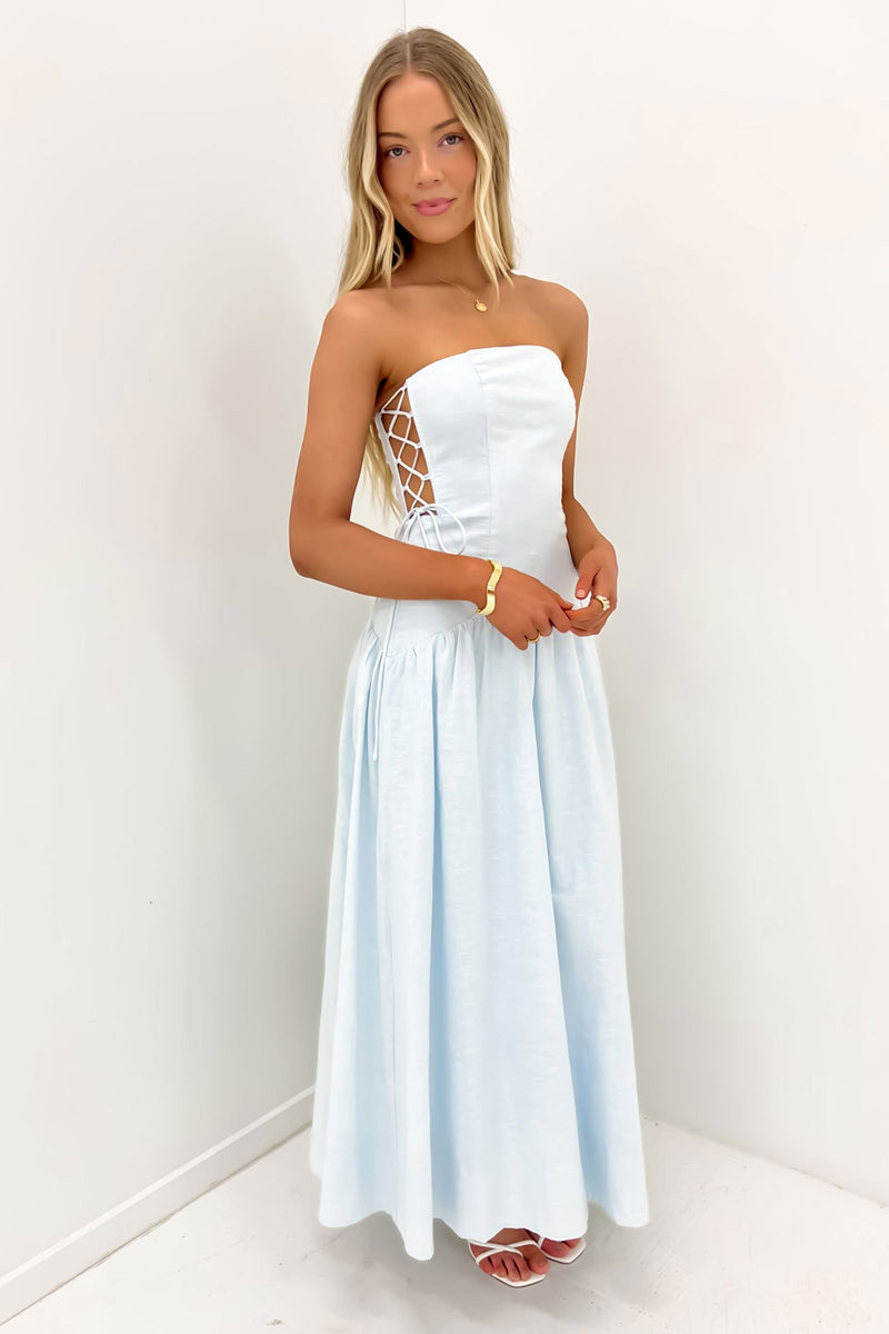 Pixie Midi Dress Blue