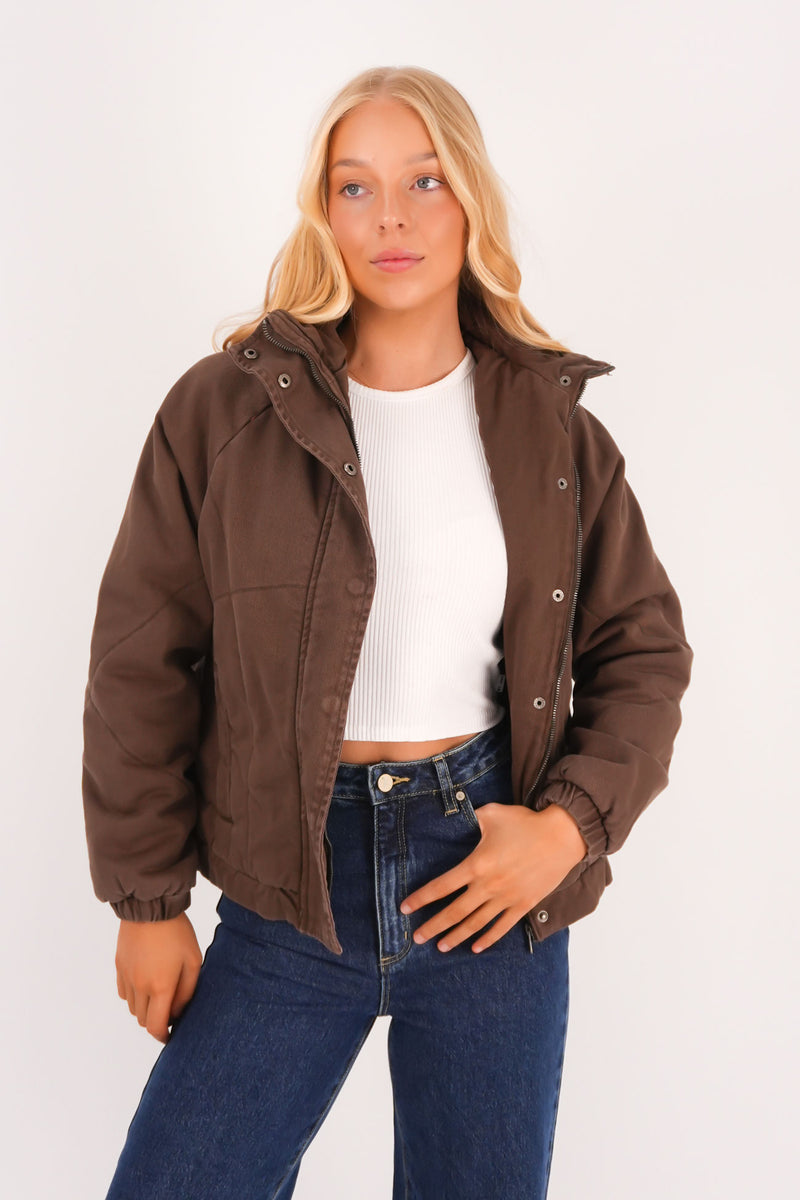 Rosalee Jacket Chocolate f55