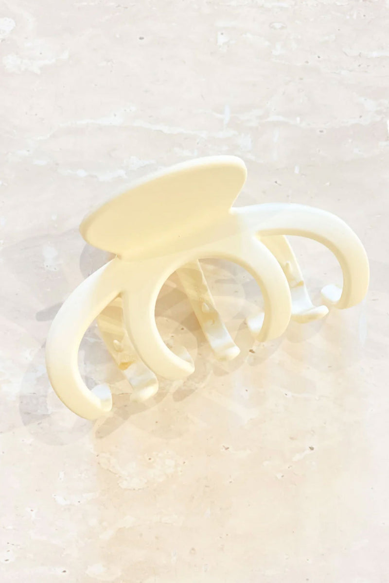 Chloe Claw Clip White