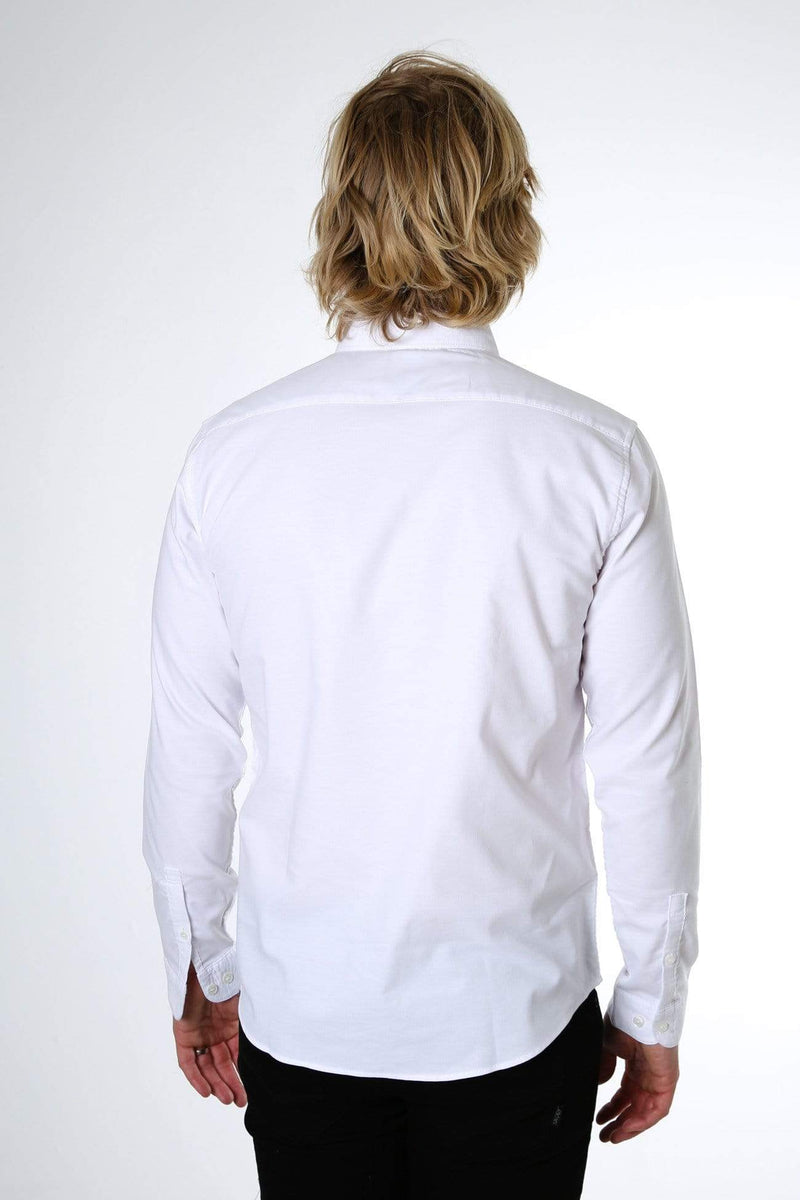 That'll Do Stretch Long Sleeve Shirt White