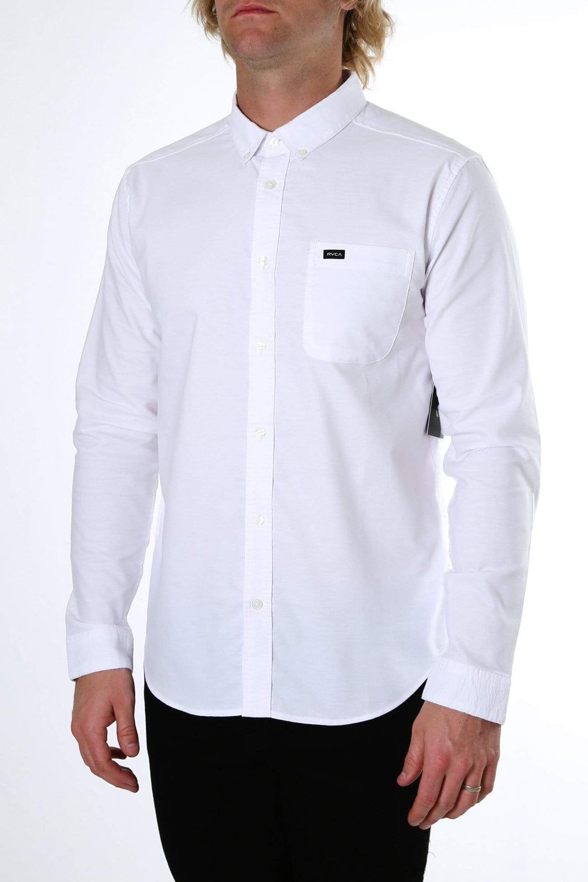 That'll Do Stretch Long Sleeve Shirt White