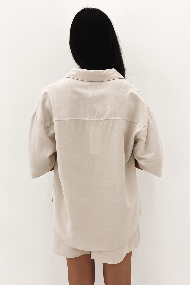 Classic Lounge Shirt Oat