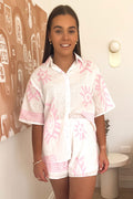 Corfu Set White Pink Aztec Eye