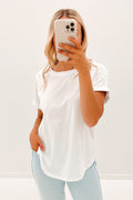 Cuff Tee White