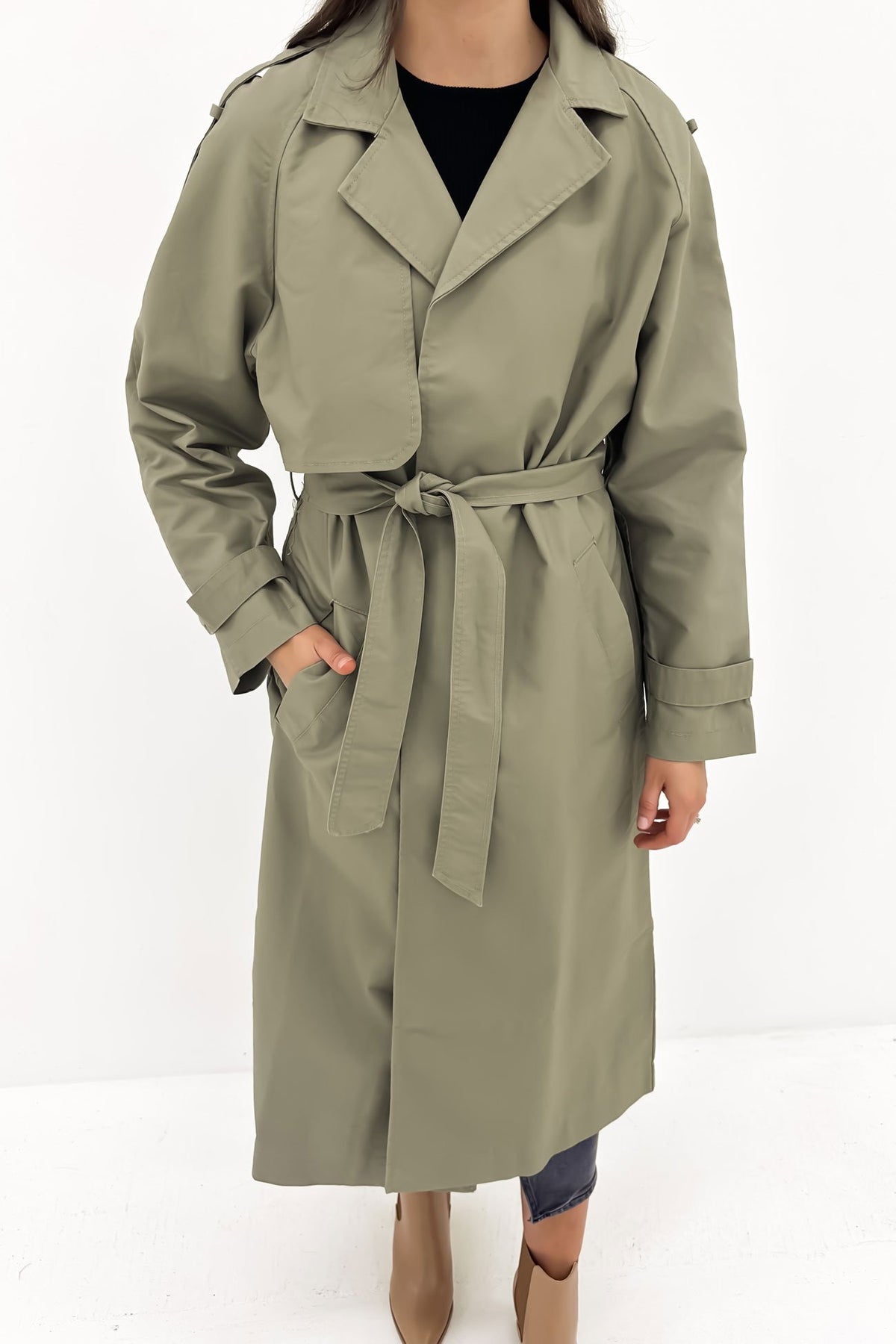 Frieda Trench Pewter