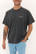 Icebergs Recycled Regular Fit Tee Stone Black