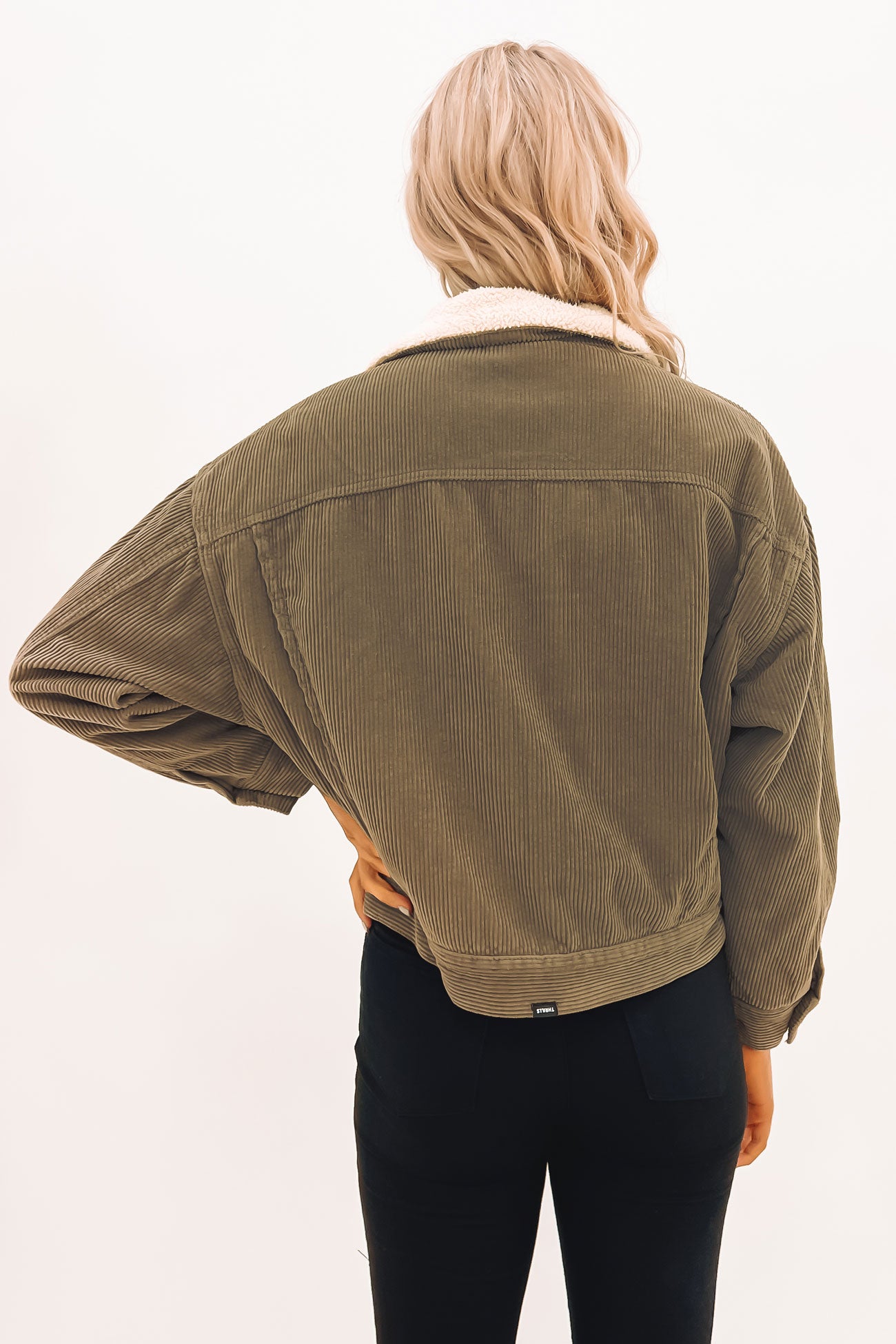 Jodie Cord Jacket Pewter