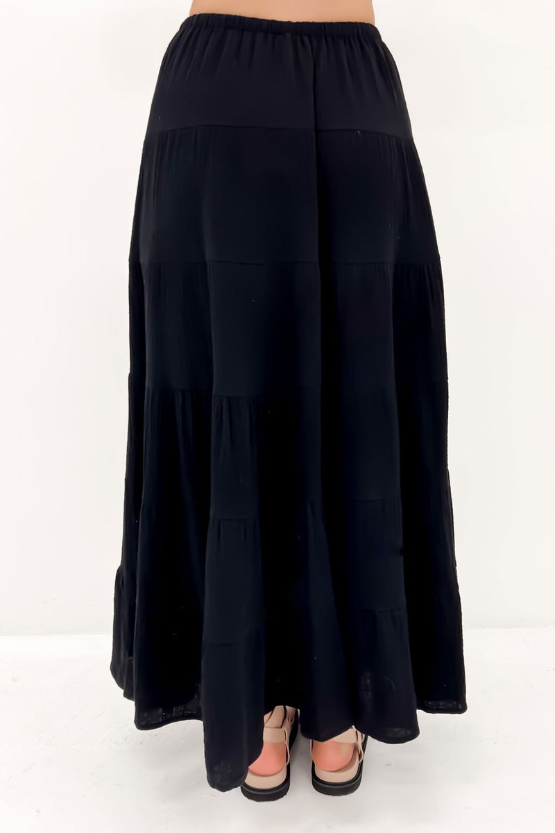 Luka Maxi Skirt Black