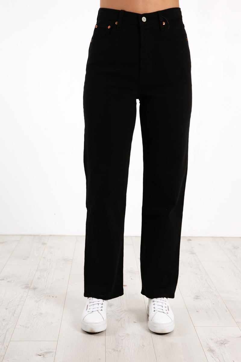 Ribcage Straight Ankle Black Sprout