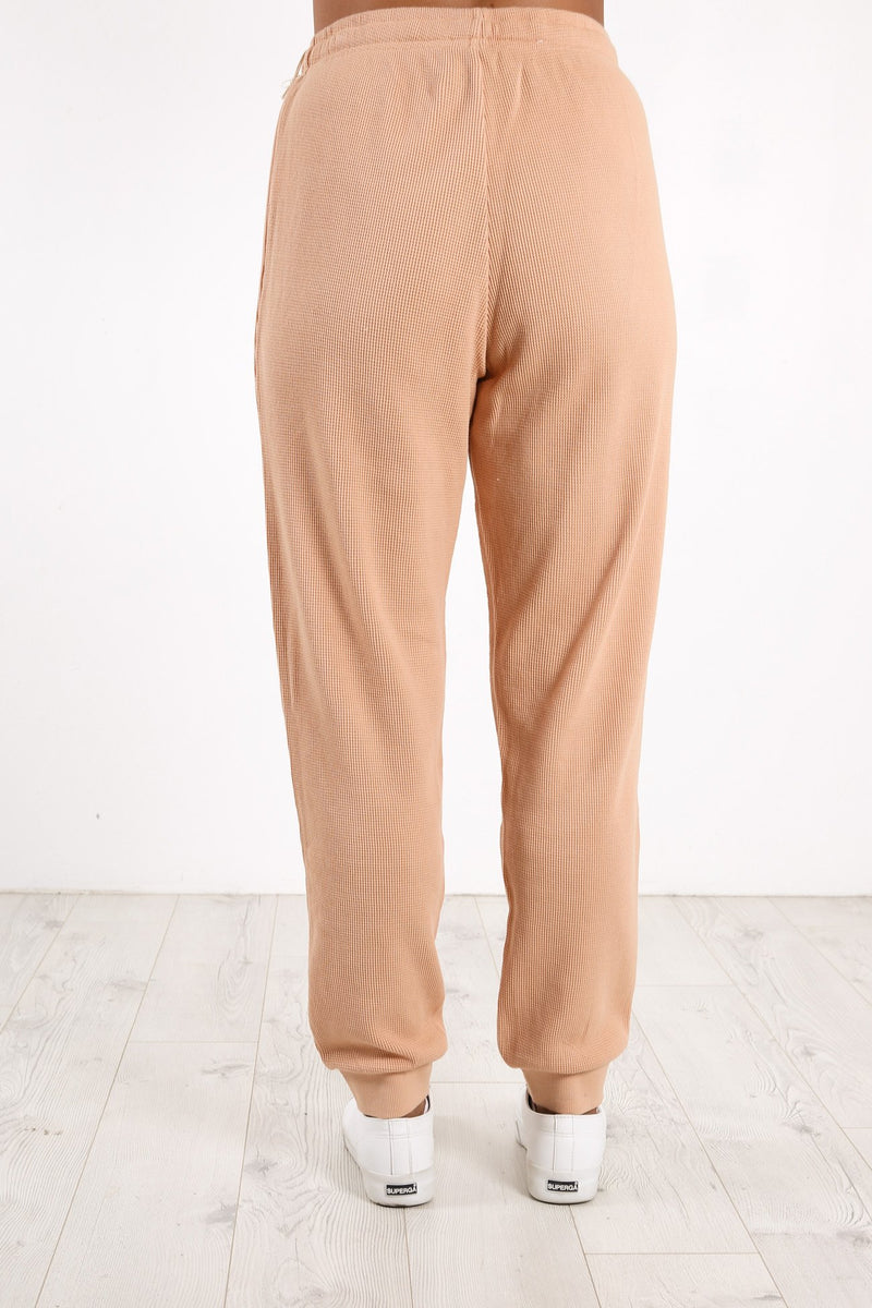 Uma Waffle Trackpant Biscuit